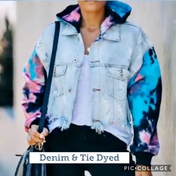 Blu Trends Jackets & Blazers - SALE!! Distressed Denim Cropped Jacket